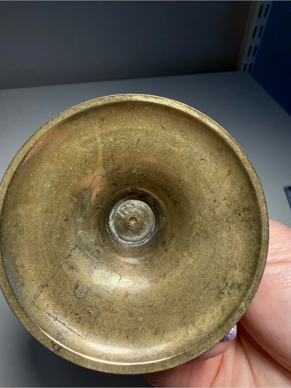 Vintage Brass Antique-Style Gold Metal Goblet - Decorative Home Dining Cup